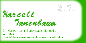 marcell tanenbaum business card